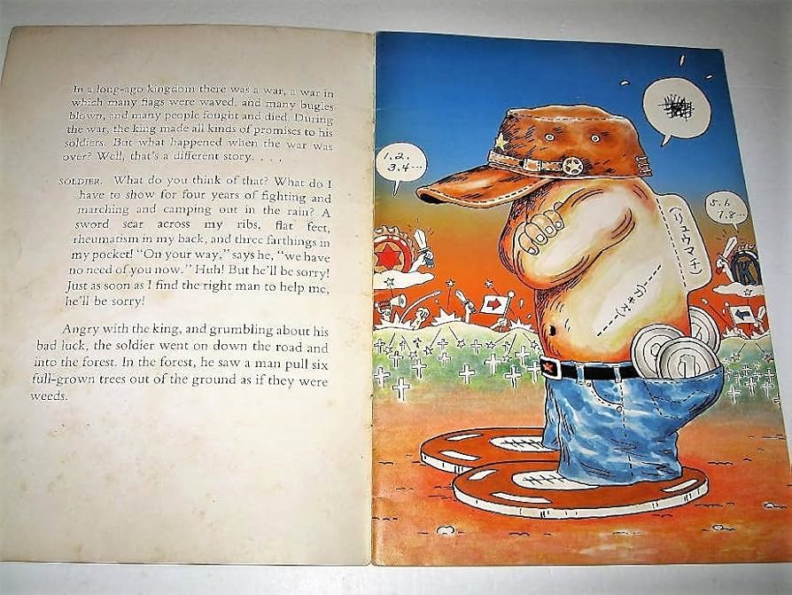 匿名配送希少英語絵本A Tale of Six Talented Men1976 匿名配送